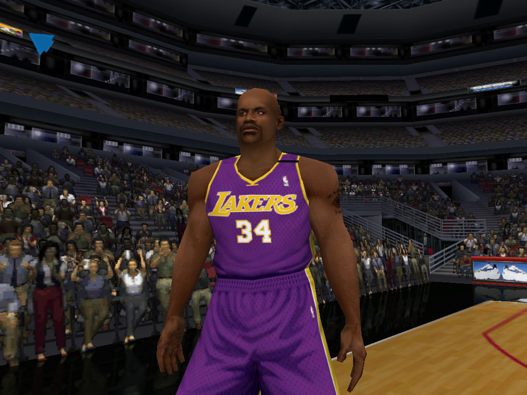 NBA 2K1 Title Screen